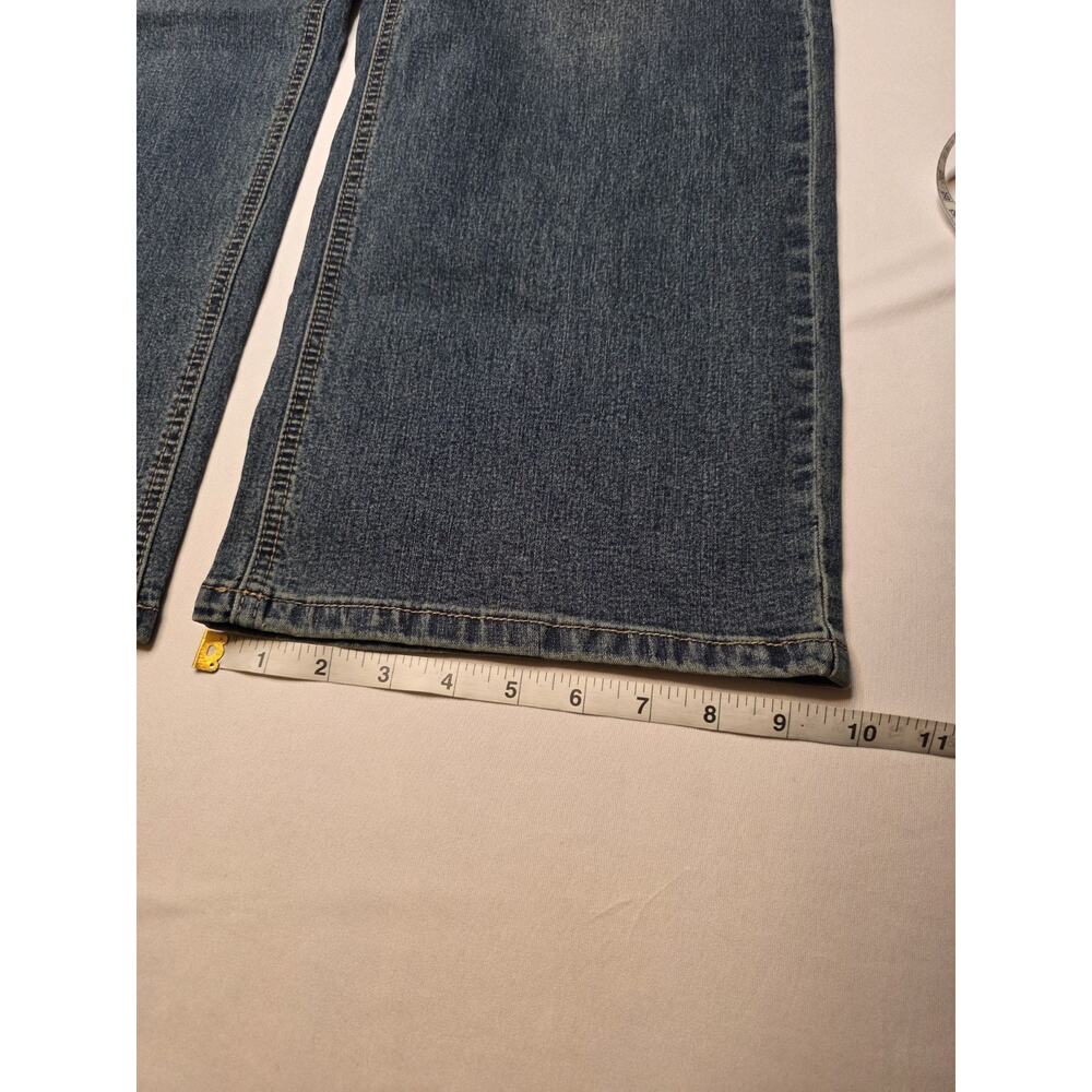 Hybrid & Company Jeans Womens Size 7 Wide Leg Blue Stretch Denim NWT - Picture 5 of 8